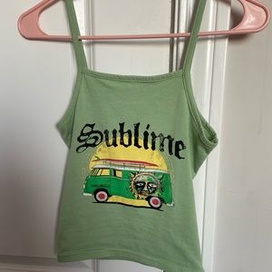 green sublime tank top